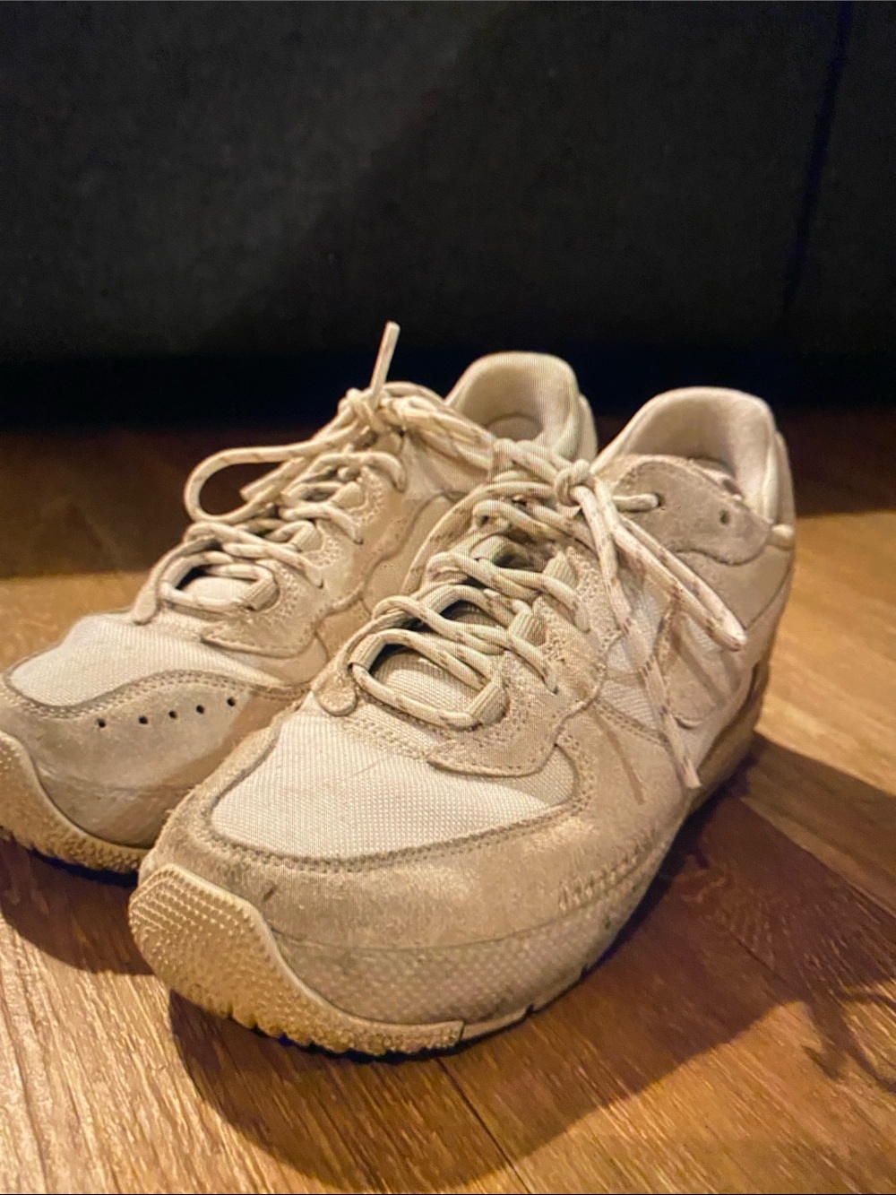 Nike Kids Beige Low-Top Sneakers